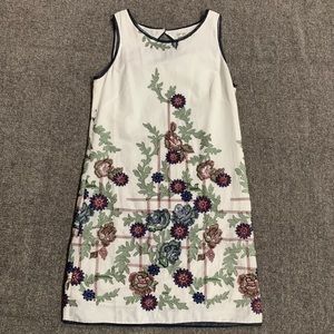 White Embroidered Dress NWOT